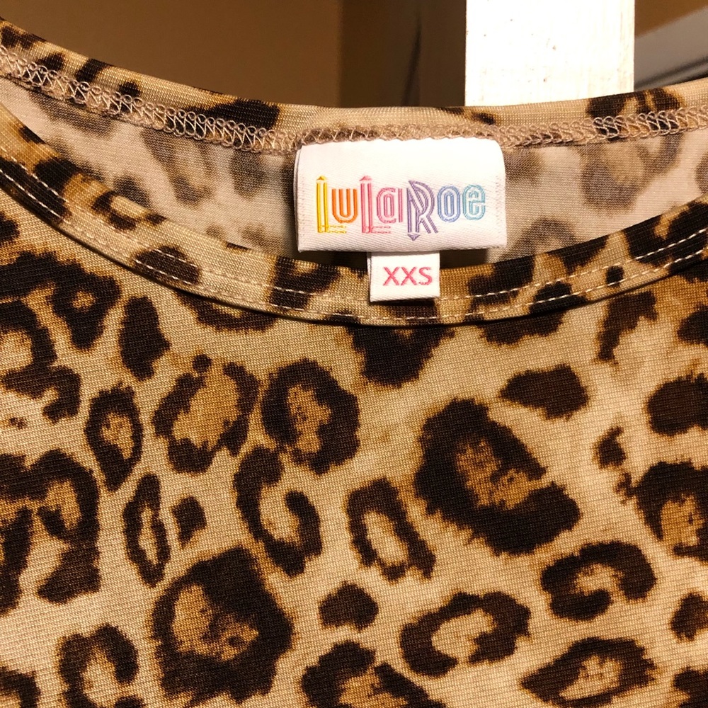 Lularoe XXS leopard print Irma